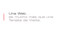 Una Web es mucho m&aacute;s que una tarjeta de visita